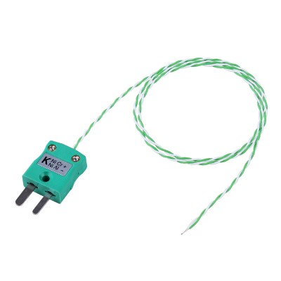 Contact exposed PFA twisted pair thermocouple